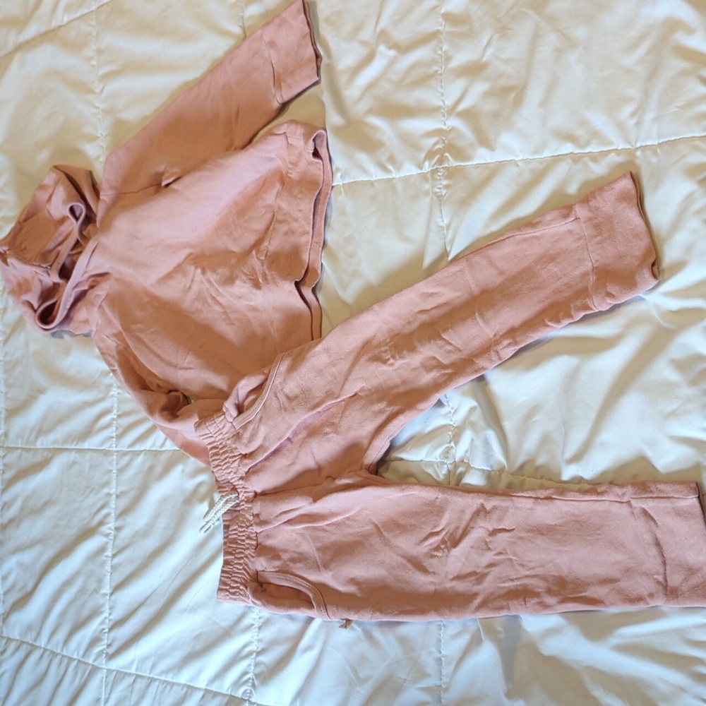 Childhoods Clothing Light Pink Hoodie and Jogger Set